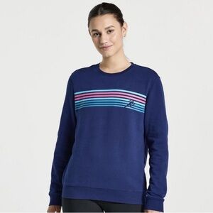 SAUCONY Rested Crew Sodalite Graphic Sweatshirt - M